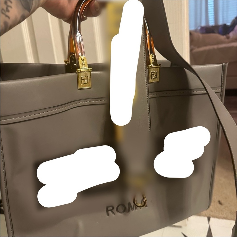 Inspired Gray Handbag